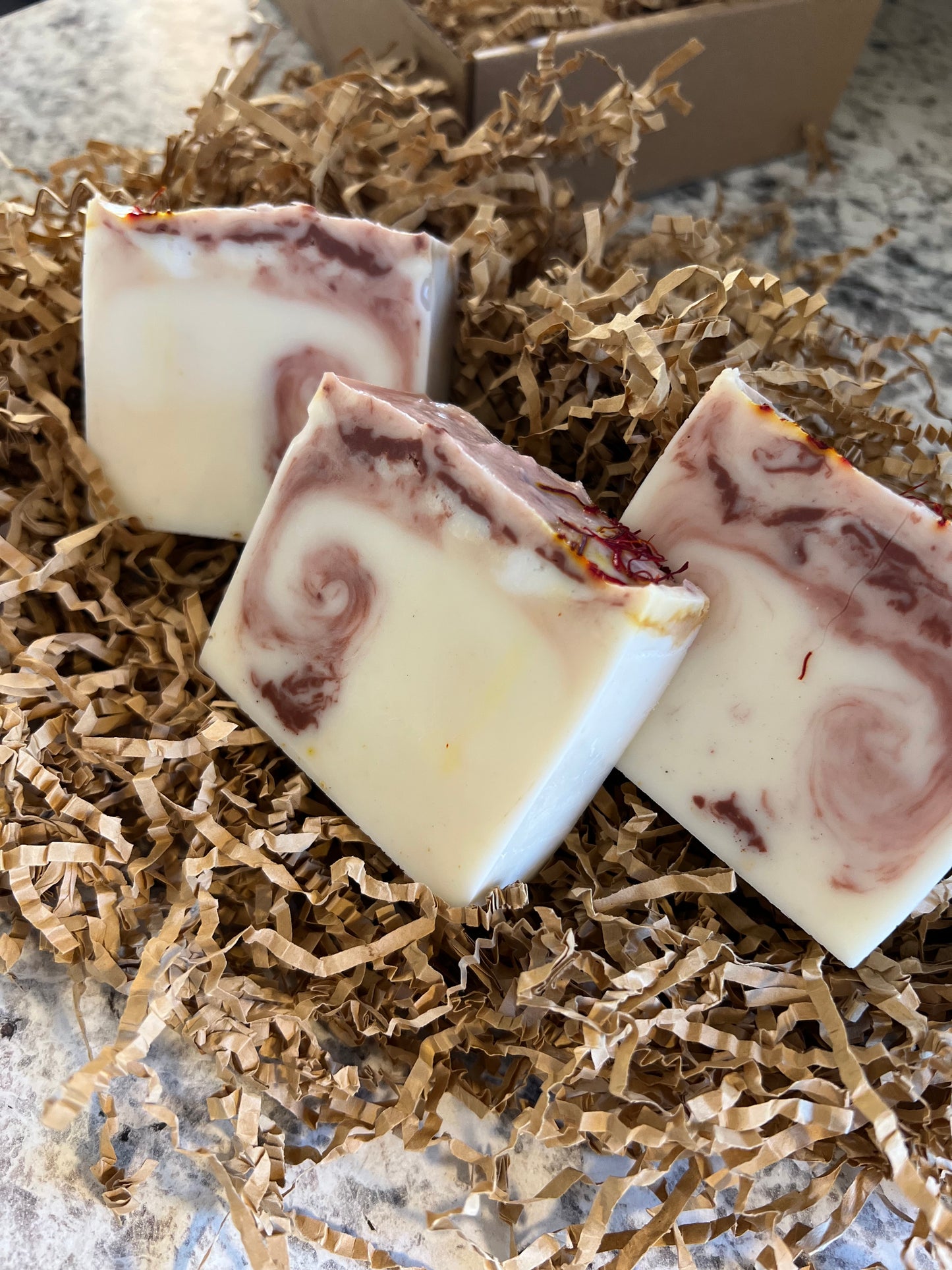 Saffron Swirl - Soap Bar