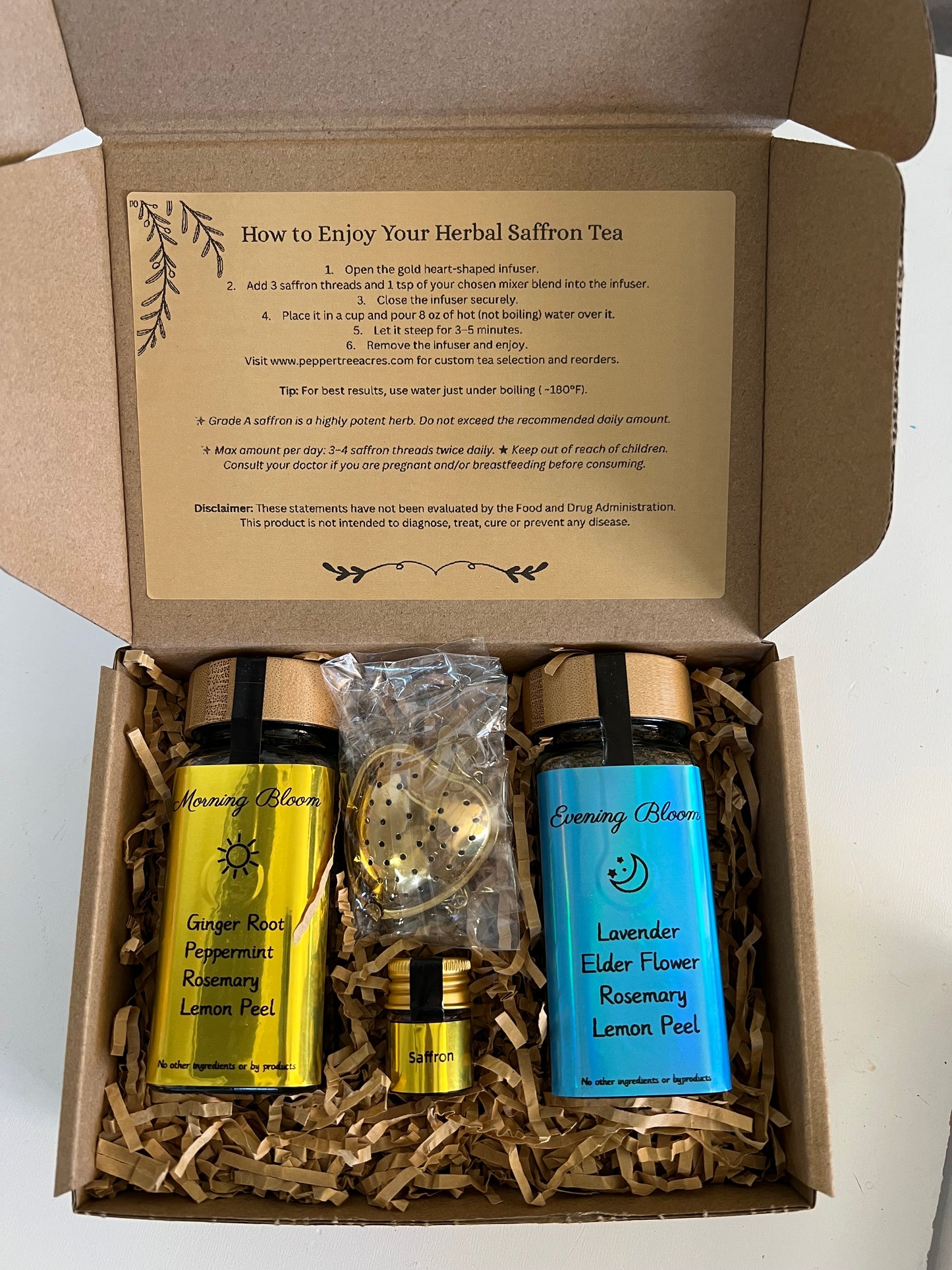 The Saffron Ritual Tea Box