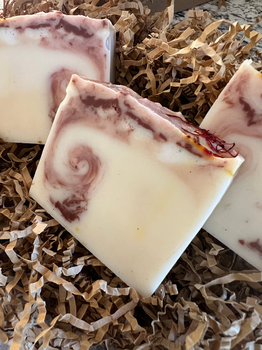Saffron Swirl - Soap Bar